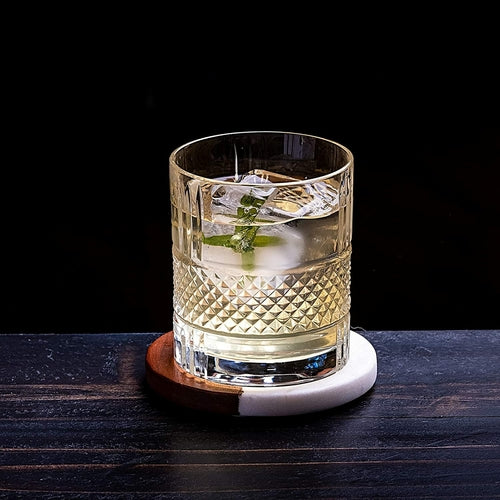 Premium Crystal Glass & Granite Stone Set - Reserve Edition