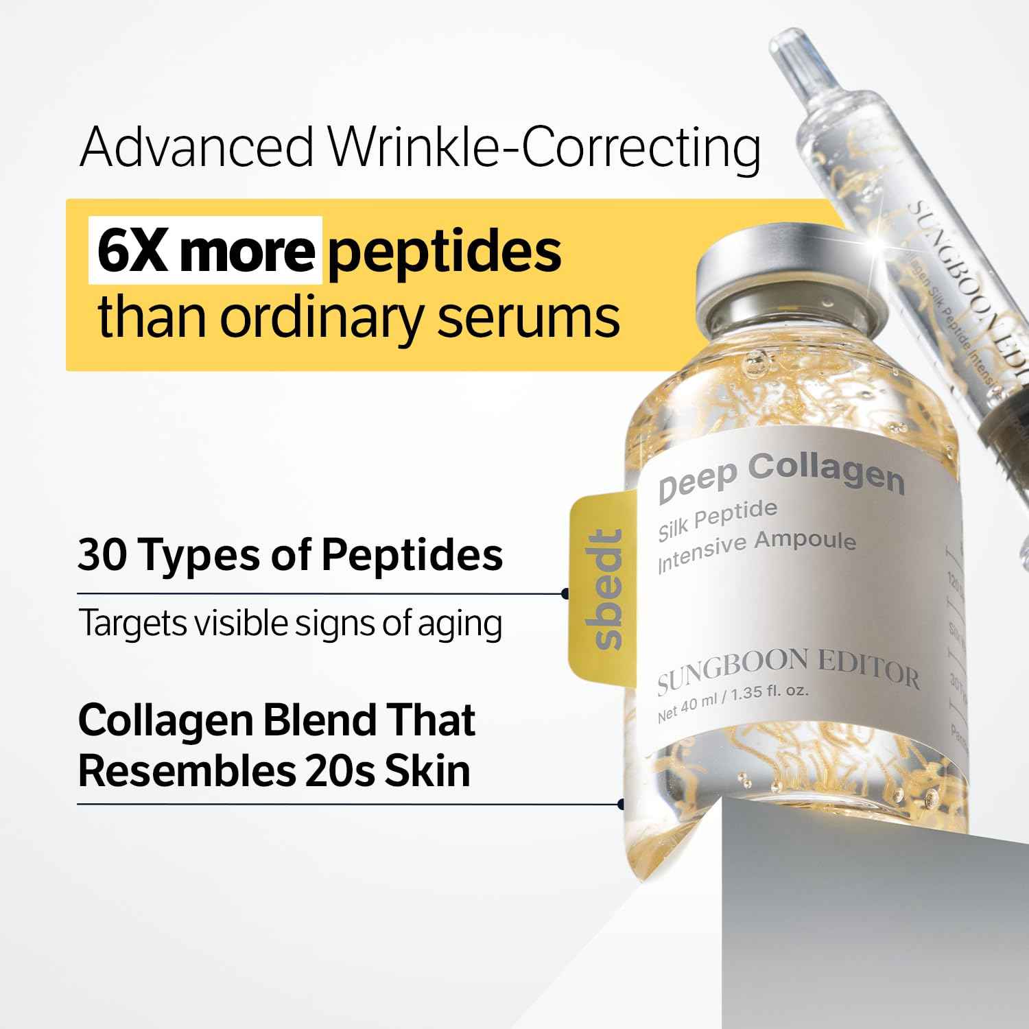 Sungboon Editor Deep Collagen Silk Peptide Intensive Ampoule