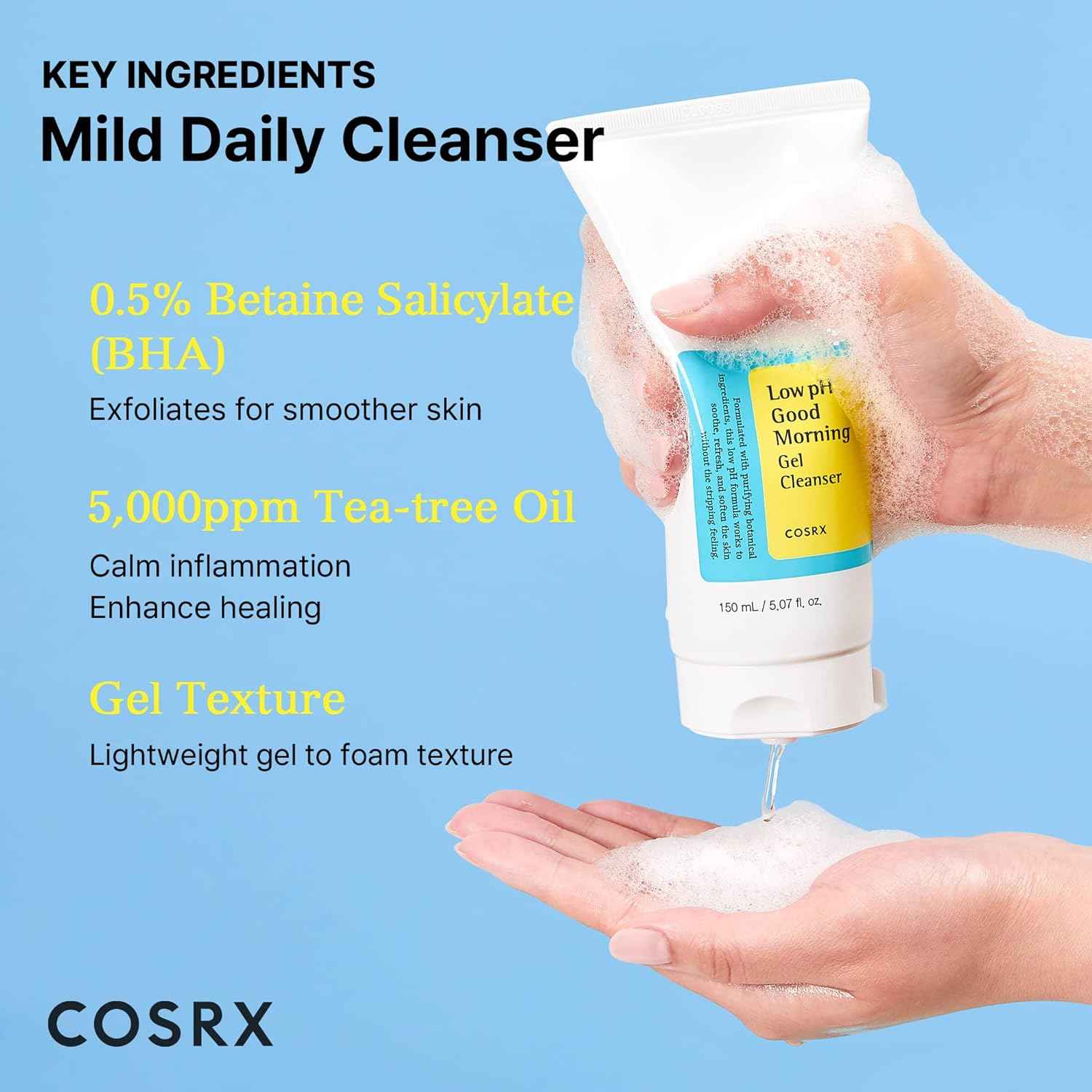 Cosrx Low pH Good Morning Gel Cleanser