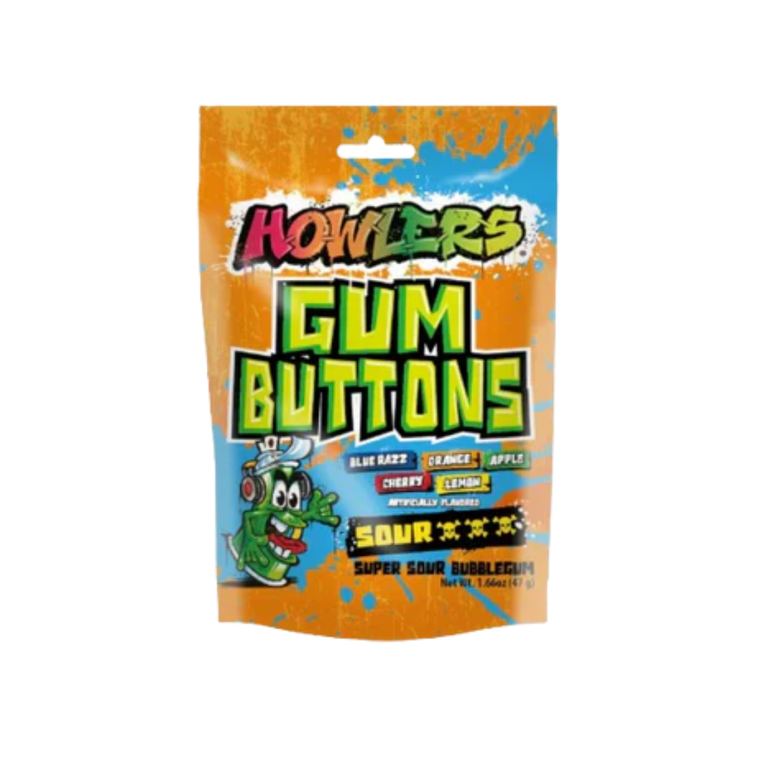 Alberts Howlers Sour Gum Buttons (1.66oz) by Farmacias Savia