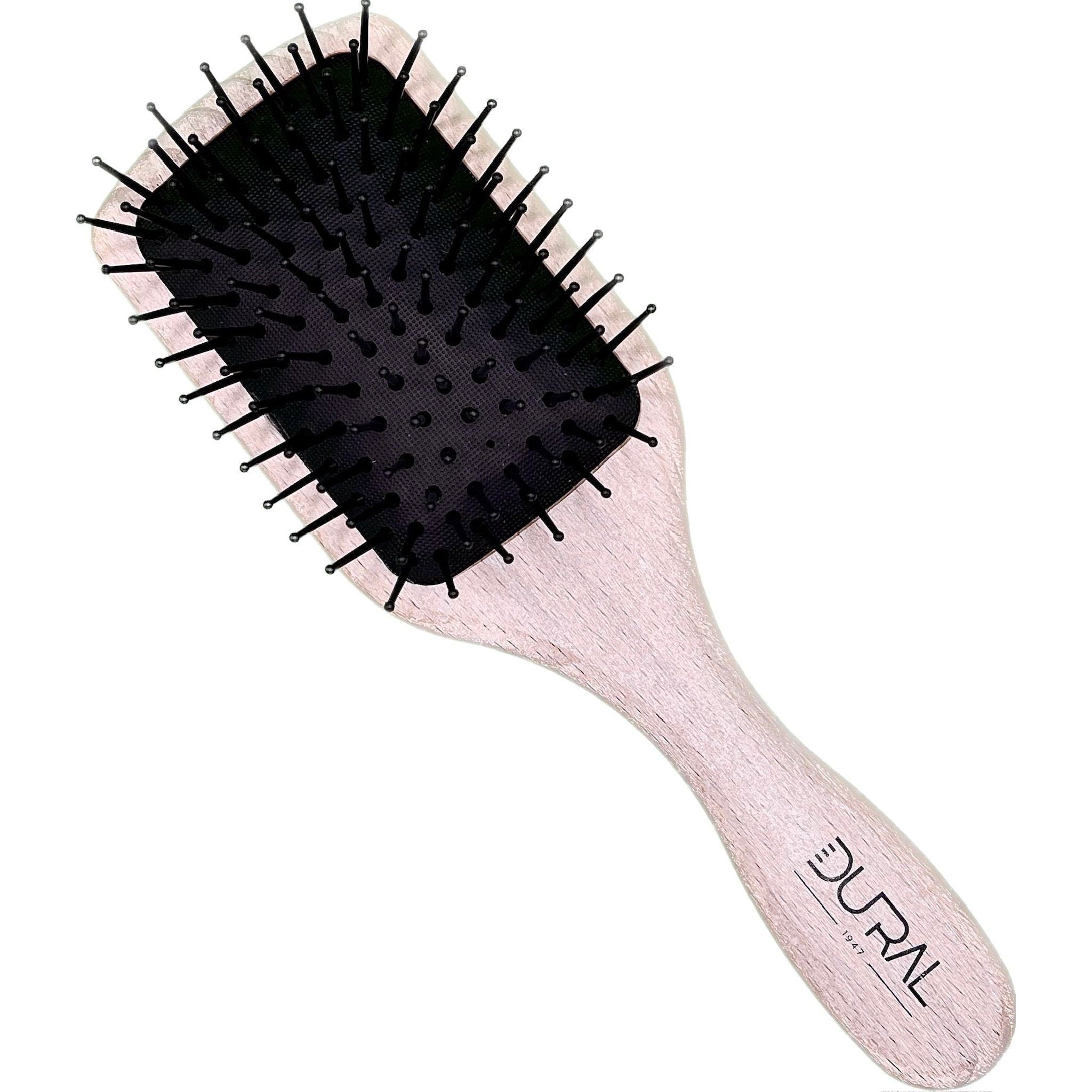 Dural Wooden Paddle Brush small Beech Wood Plastic pins with ball tips by Pasteur Pharmacy
