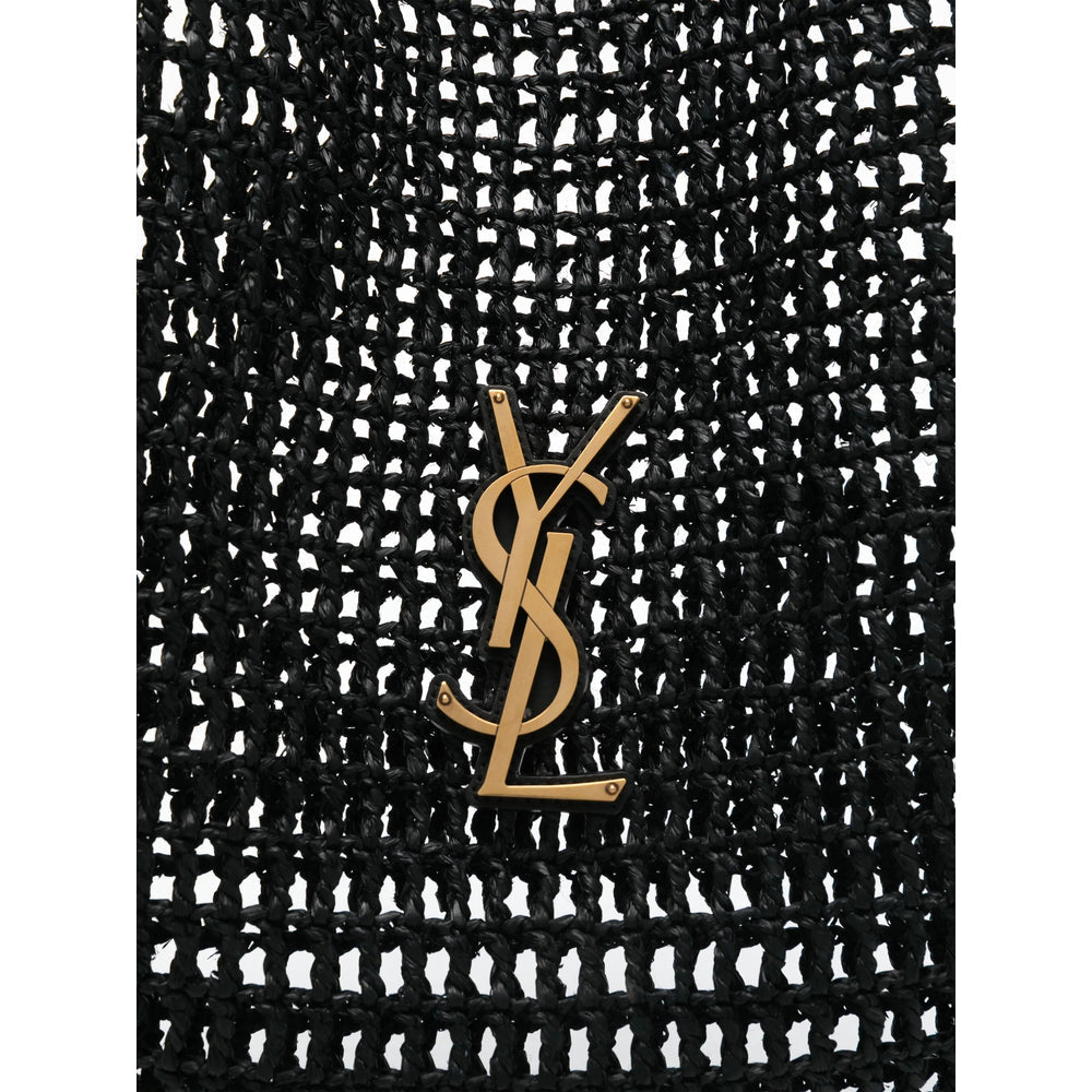 Saint Laurent Black Tote Bags Men by Luosophy