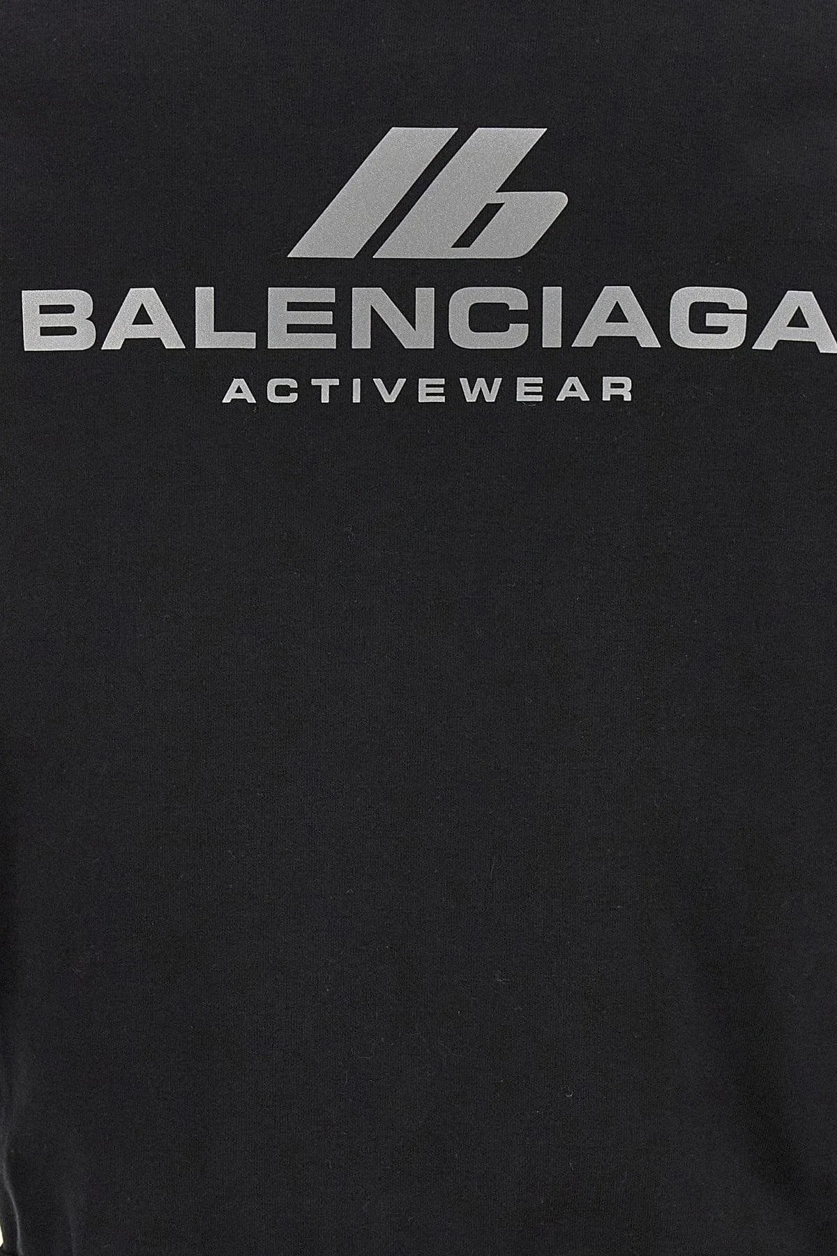 Balenciaga Women Logo Print Hoodie DestGlow