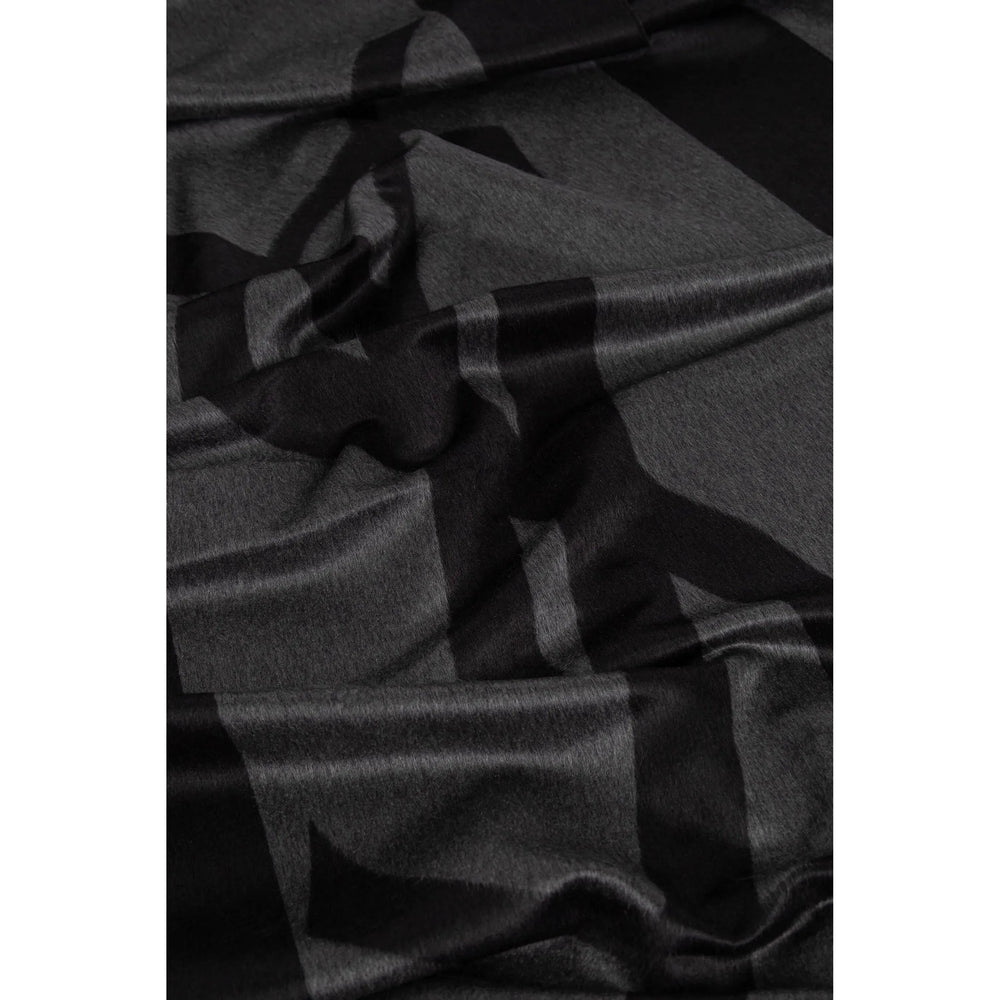 Saint Laurent Grey Scarves Men by Luosophy