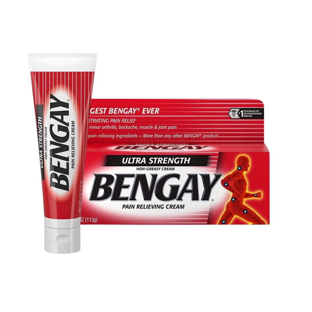Bengay Ultra Strength Non-Greasy Pain Relieving Cream (4oz) DestGlow
