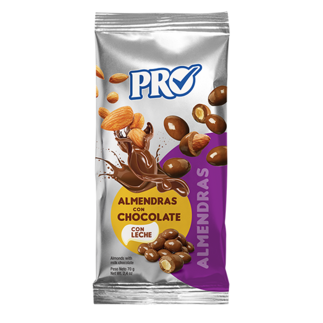 Pro Almendra Chocolate Covered Almonds 1.5oz DestGlow