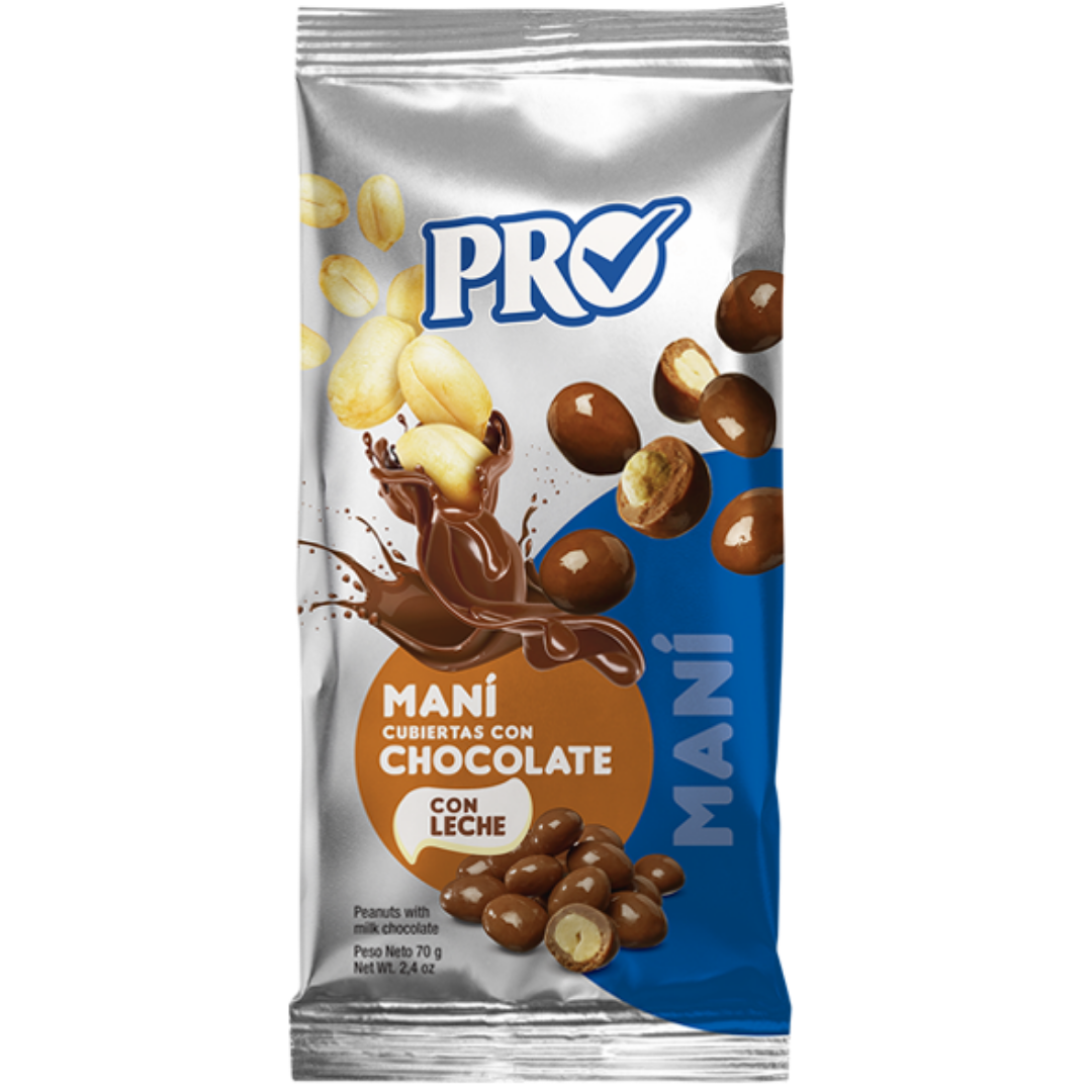 Pro Maní Chocolate Covered Peanuts 1.5oz DestGlow