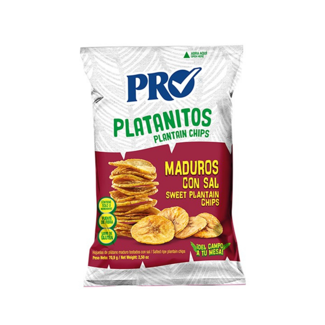 PRO Sweet Plantain Chips 2.5oz DestGlow
