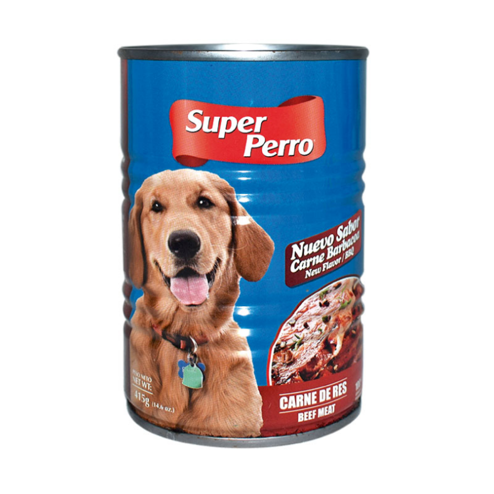 Super Perro Wet Dog Food Beef Flavor (14.1oz) DestGlow