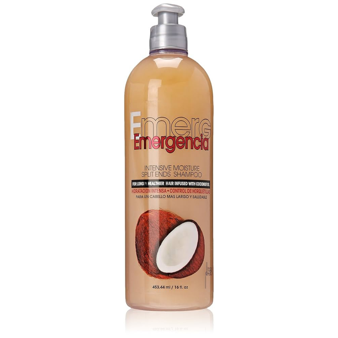 Emergencia Intensive Moisture Split Ends Shampoo Coconut (16oz) DestGlow