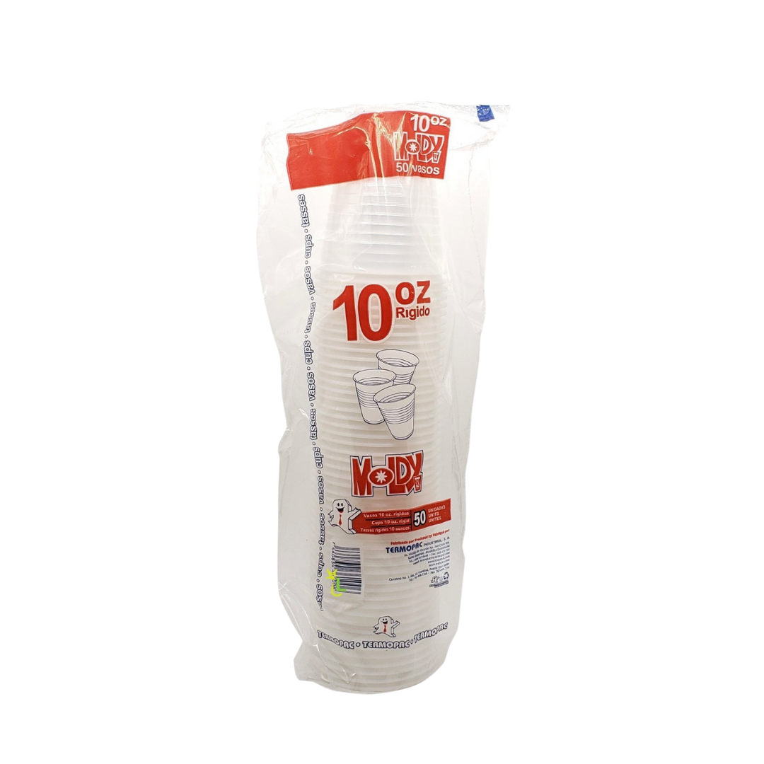 Plastic Cups 10oz 50ct DestGlow