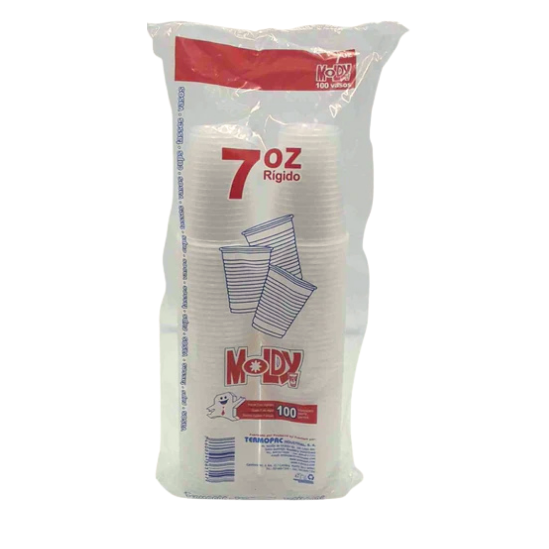 Plastic Cups 7oz 100ct DestGlow