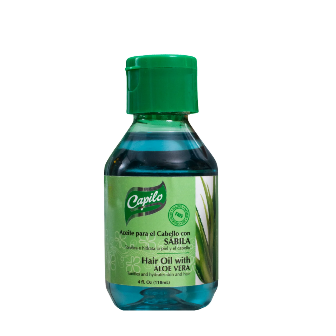 Capilo Hair Oil with Aloe Vera for Hydration and Scalp Care (4oz) DestGlow