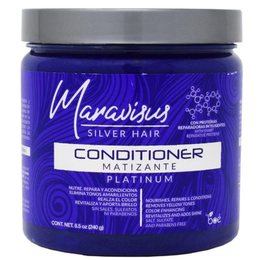 Maravisus Silver Hair Platinum Matizante Conditioner (8.5oz) DestGlow