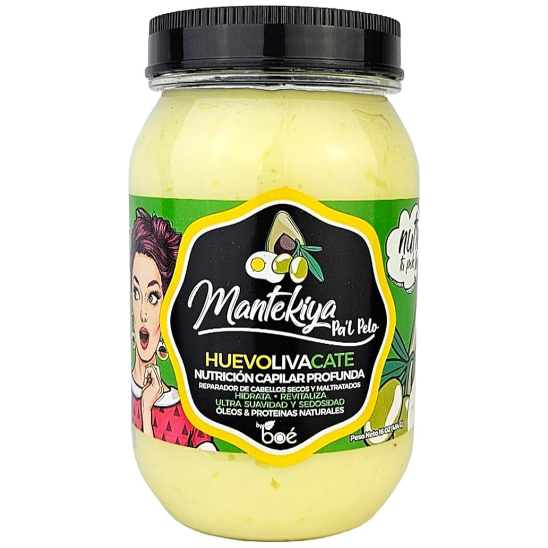 Mantekiya Pal Pelo Hair Mask Egg & Avocado DestGlow