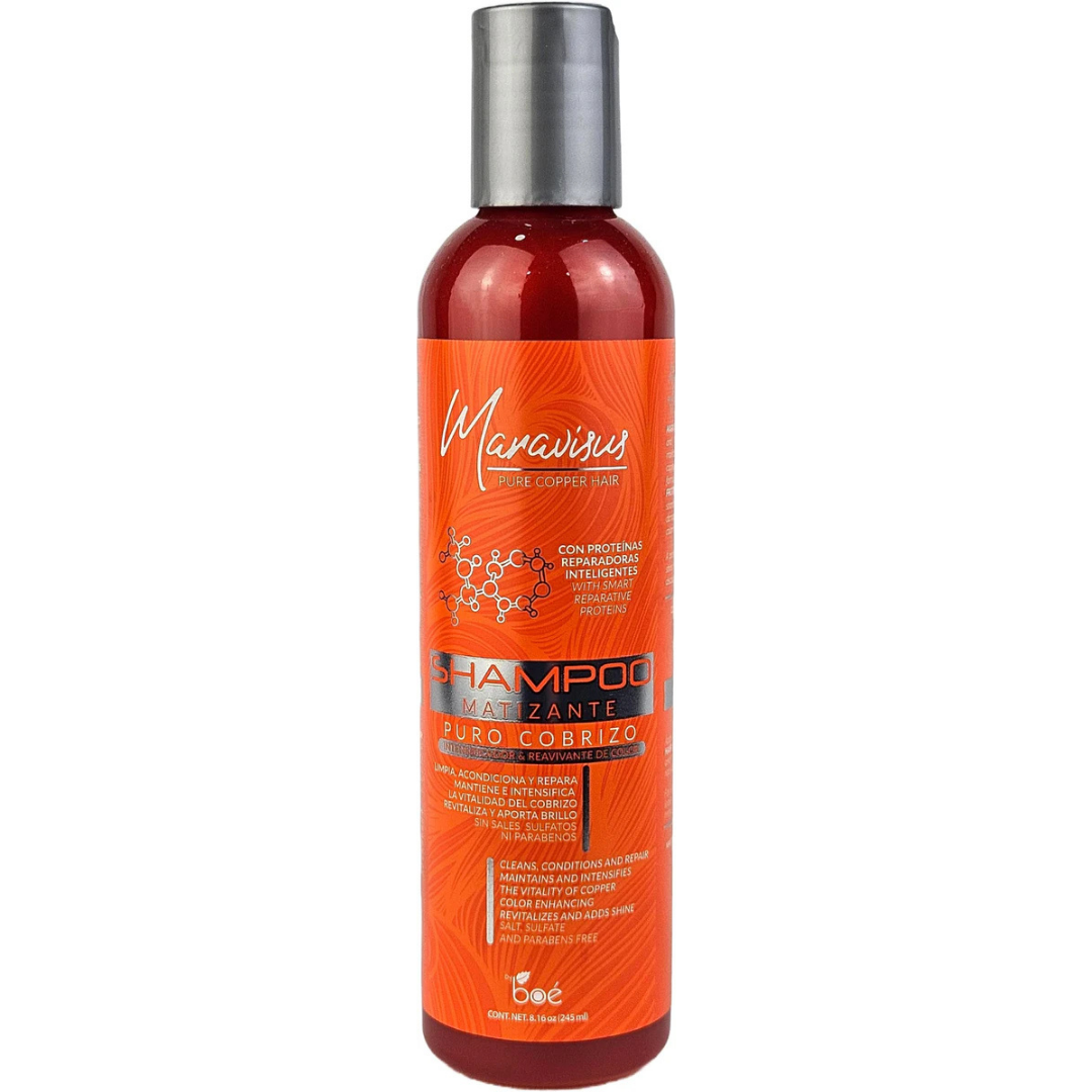 Maravisus Pure Copper Hair Puro Cobrizo Matizante Shampoo (8.16oz) DestGlow