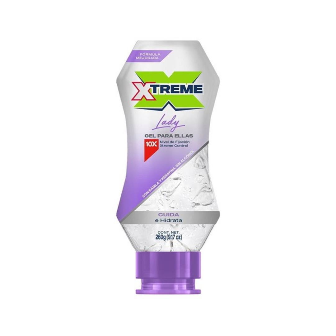 Xtreme Lady Hair Gel for Women Level 10 Hold (9.17oz) DestGlow
