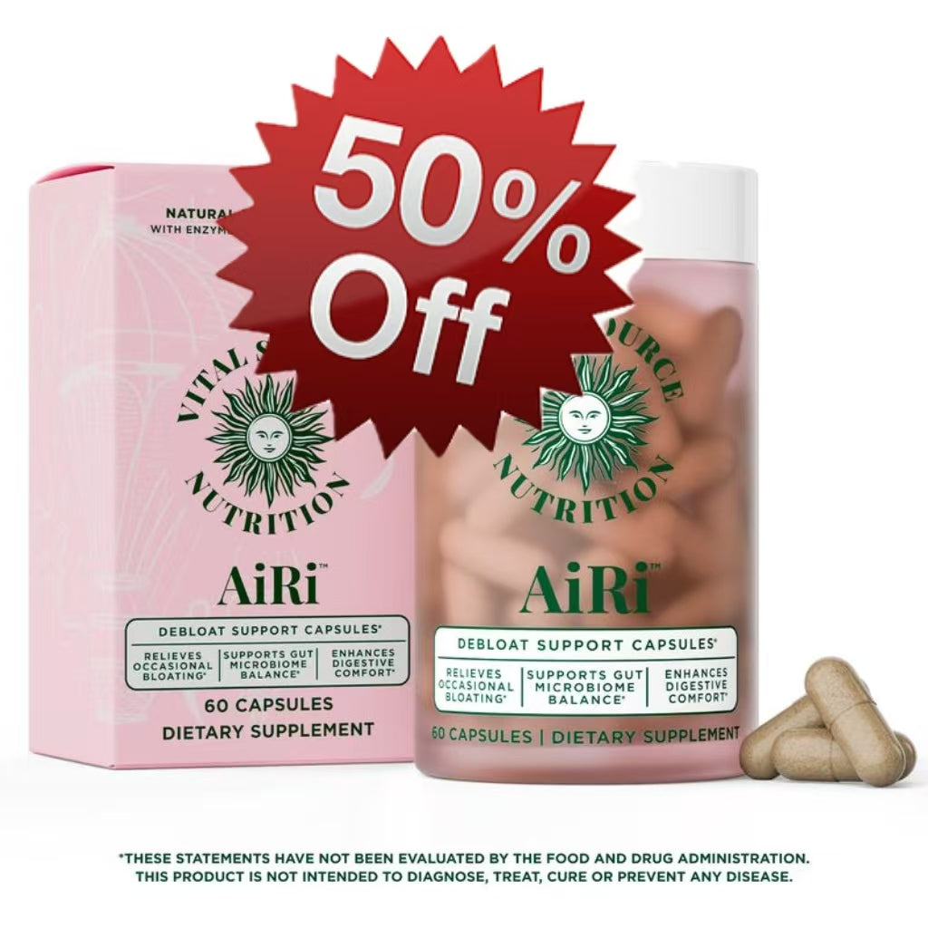 Debloat Support Capsules -AiRi- Vital Source Nutrition - DestGlow