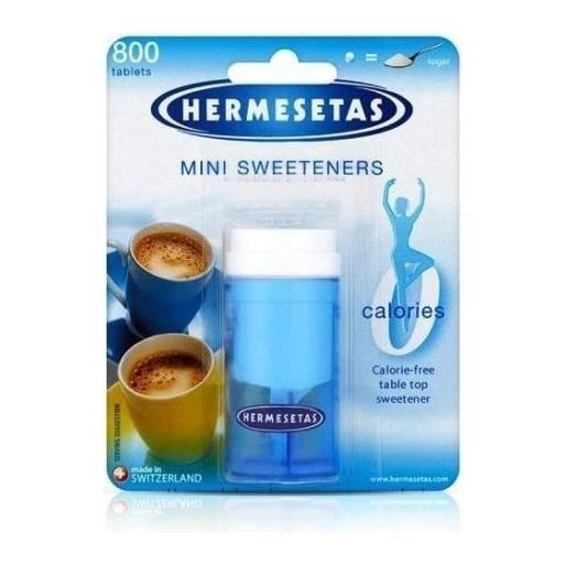 Hermesetas Mini Sweeteners 800 Tablets by Pasteur Pharmacy
