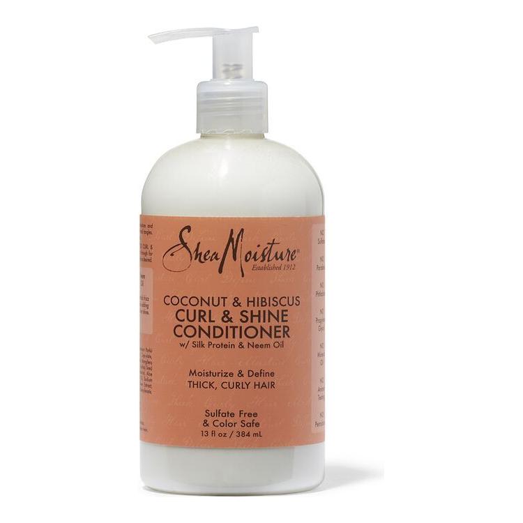 SheaMoisture Coconut & Hibiscus Conditioner, Curl & Shine 384ml by Pasteur Pharmacy