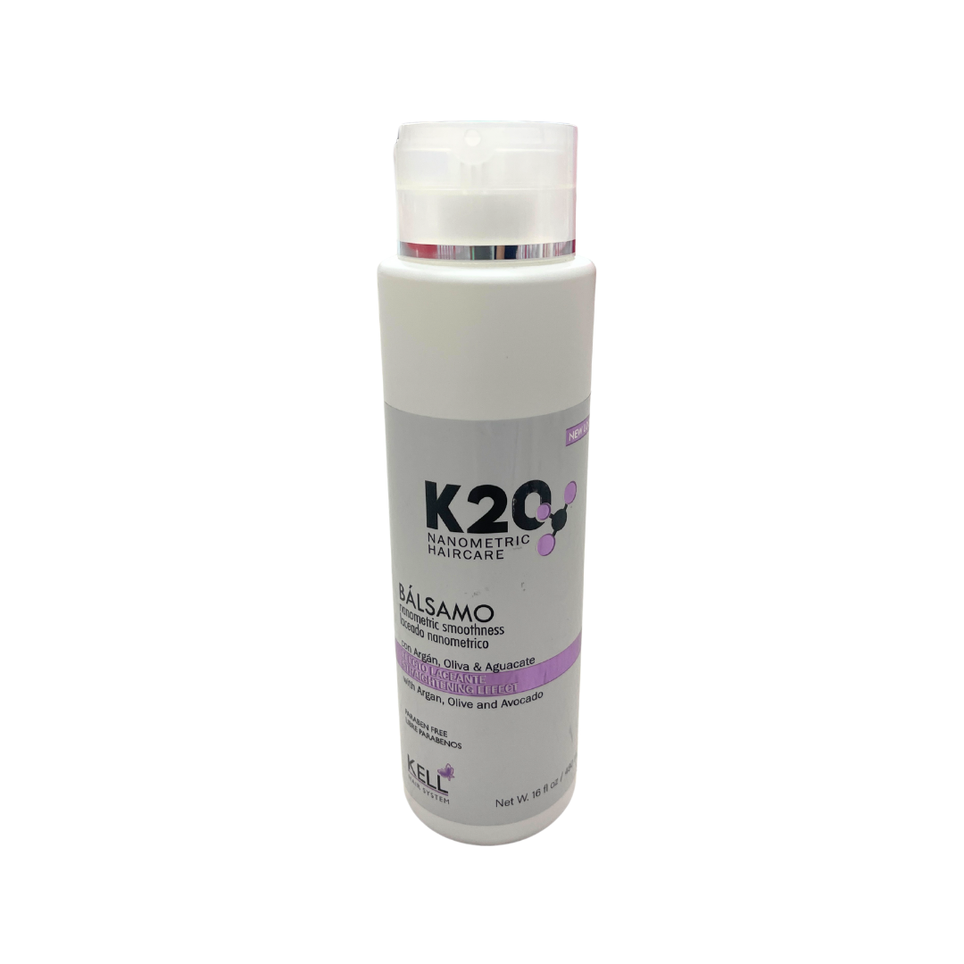 K20 Nanometric Argan Olive & Avocado Smoothing Conditioner (16oz) by Farmacias Savia