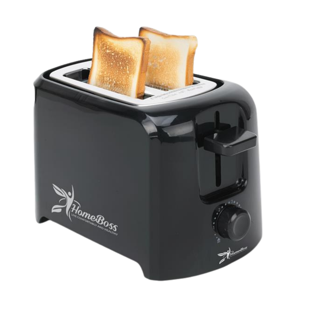 HomeBoss 2-Slice Electric Toaster with Variable Browning (800W) by Farmacias Savia