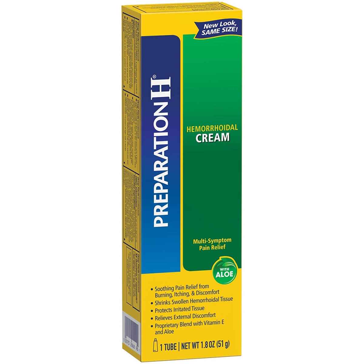 Preparation H Hemorrhoidal Cream With Aloe Max Strength 1.8 Oz