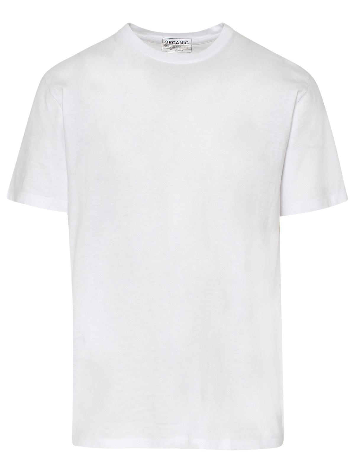 Maison Margiela Set Of 3 White Cotton T-Shirts Men by Luosophy