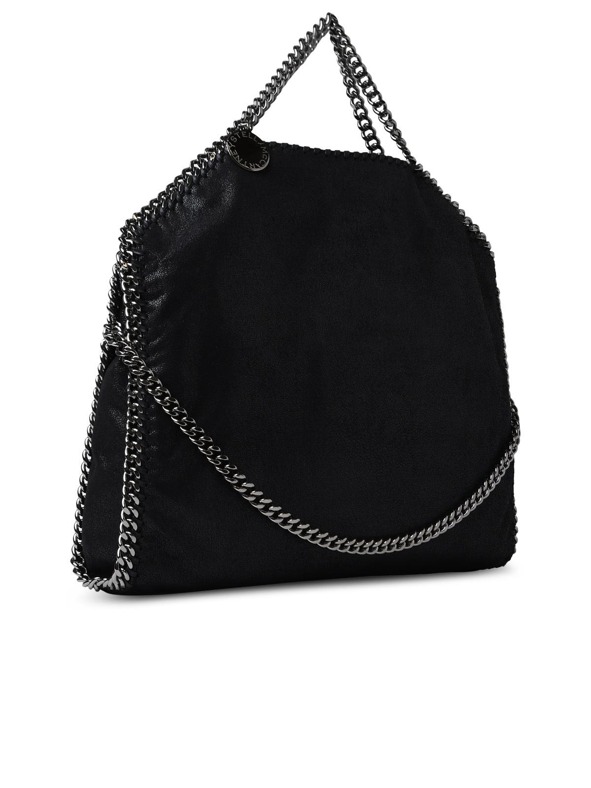 Stella Mccartney Black Polyester Falabella 3 Chain Handbag Women by Luosophy
