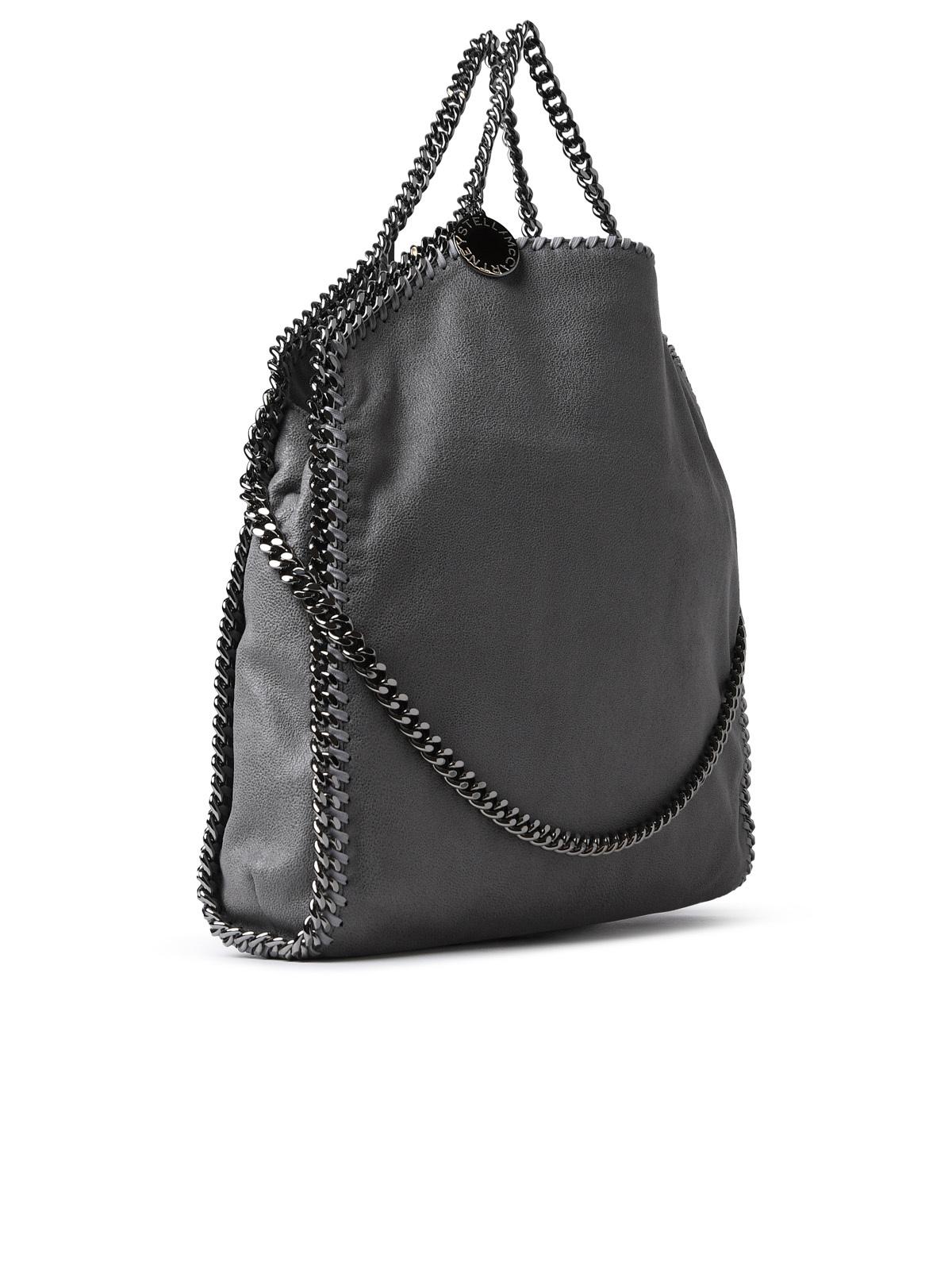 Stella Mccartney Grey Polyester 3 Chain Falabella Bag Women by Luosophy