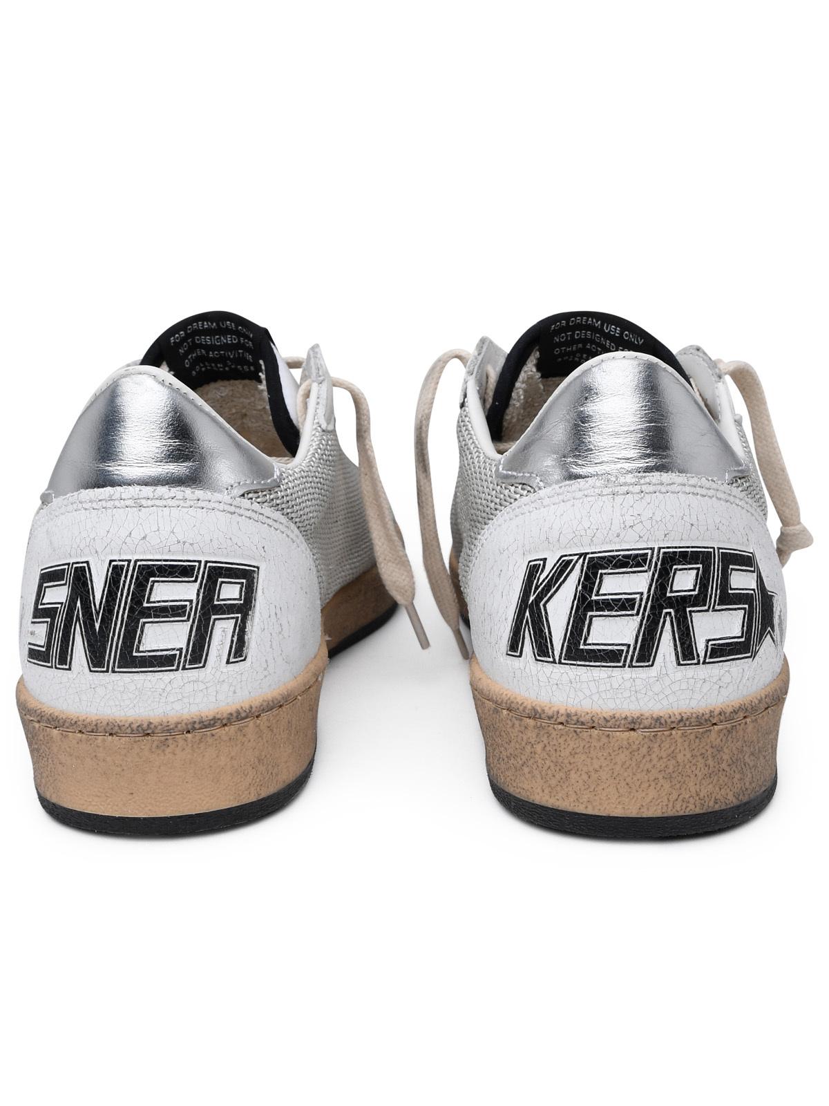 Golden Goose Ballstar Sneakers In White Leather Men by Luosophy