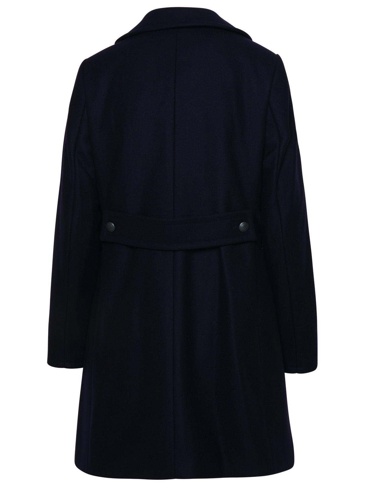 Fay Navy Virgin Wool Blend Coat Women by Luosophy