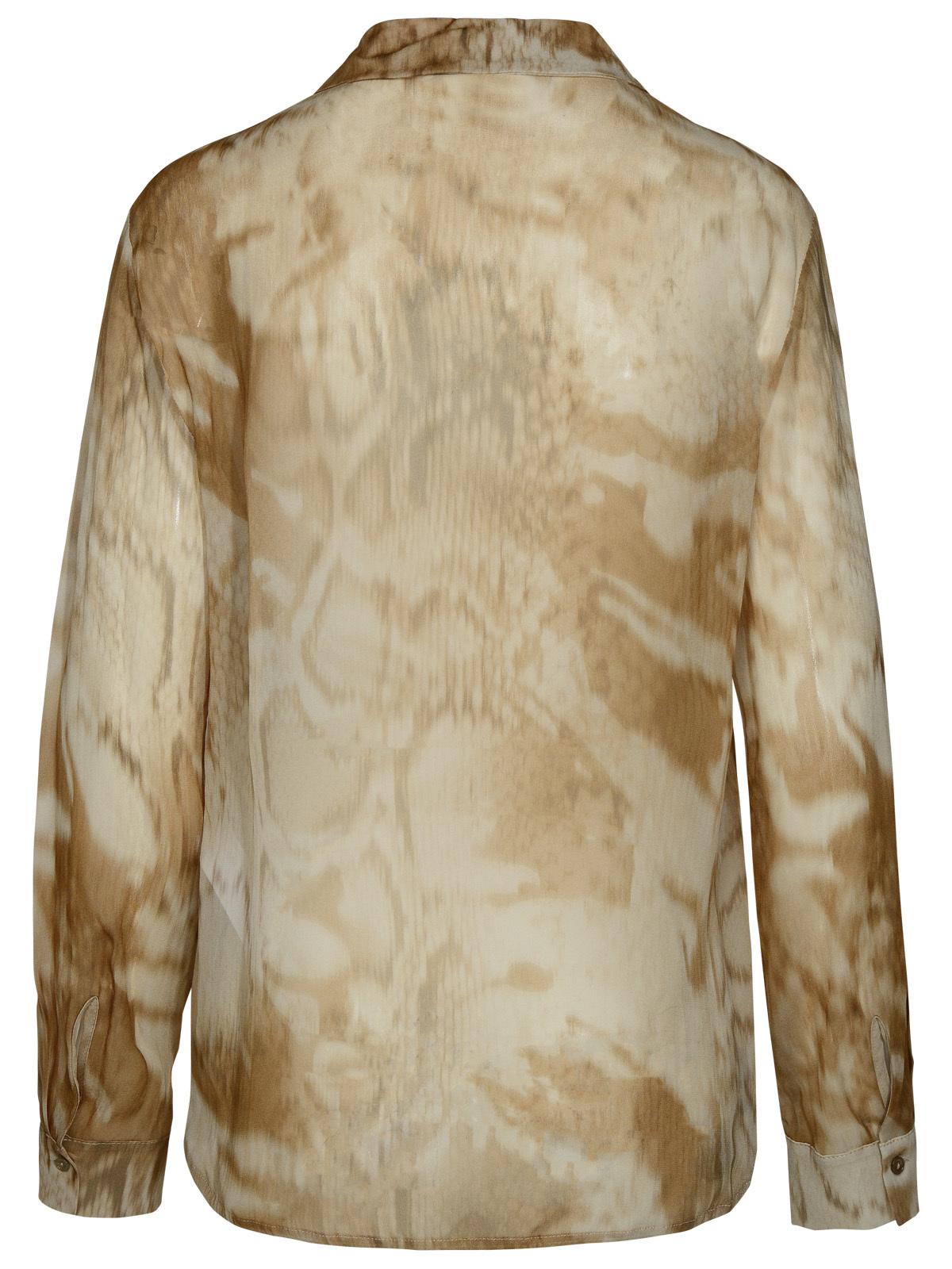 Blumarine Two-Tone Viscose Shirt Women by Luosophy
