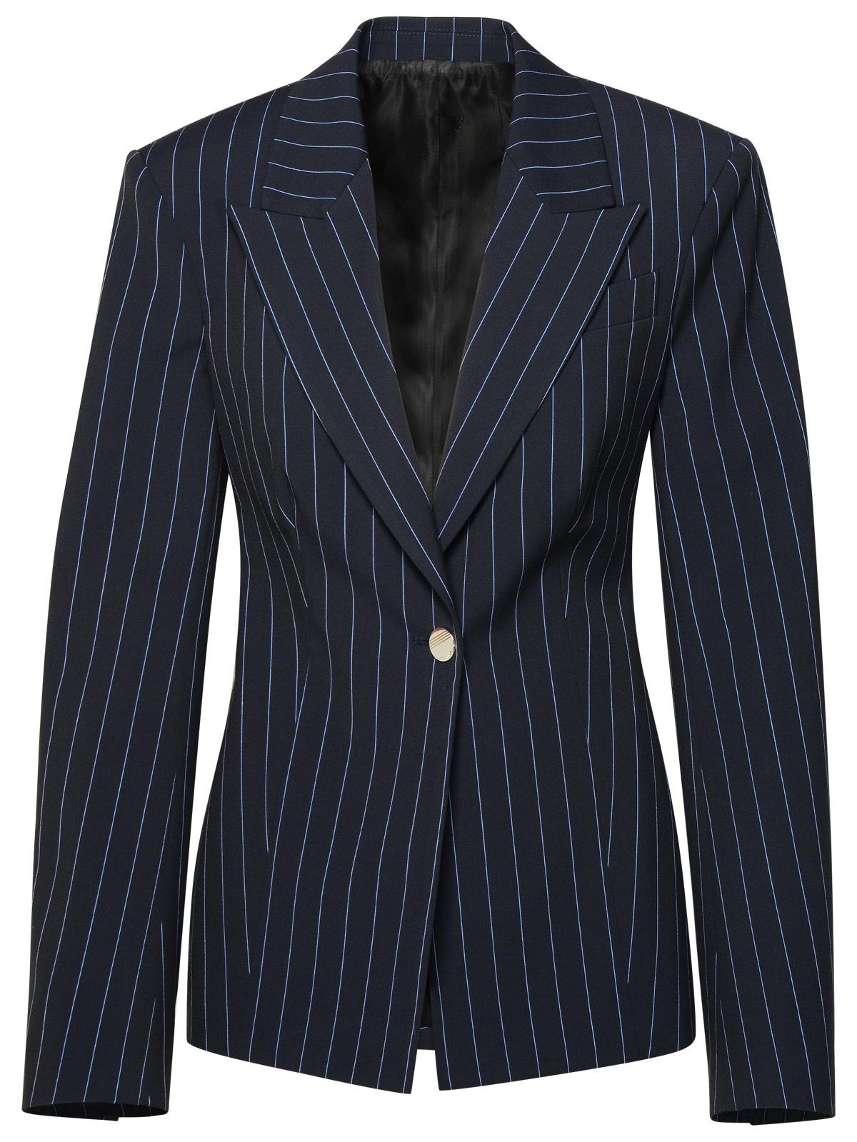 The Attico Midnight Blue Polyester Blend Blazer Women by Luosophy