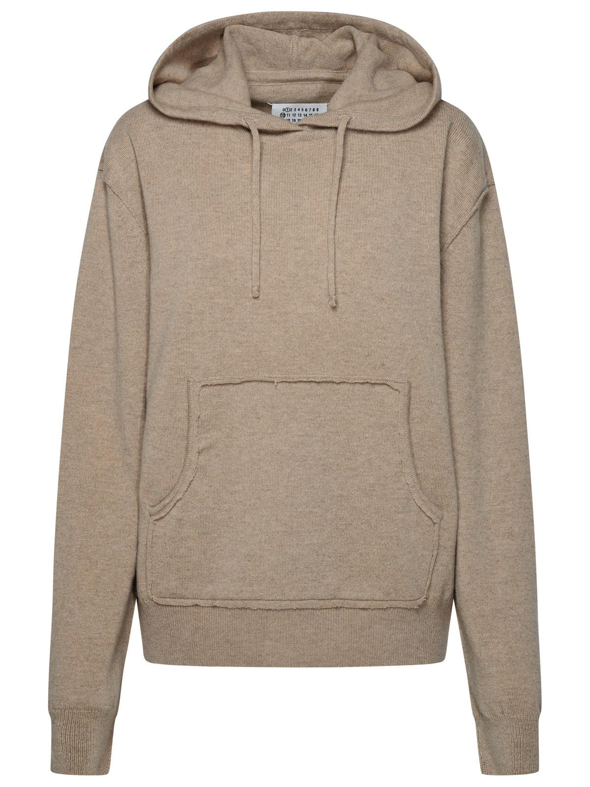 Maison Margiela Taupe Cashmere Blend Sweater Women DestGlow