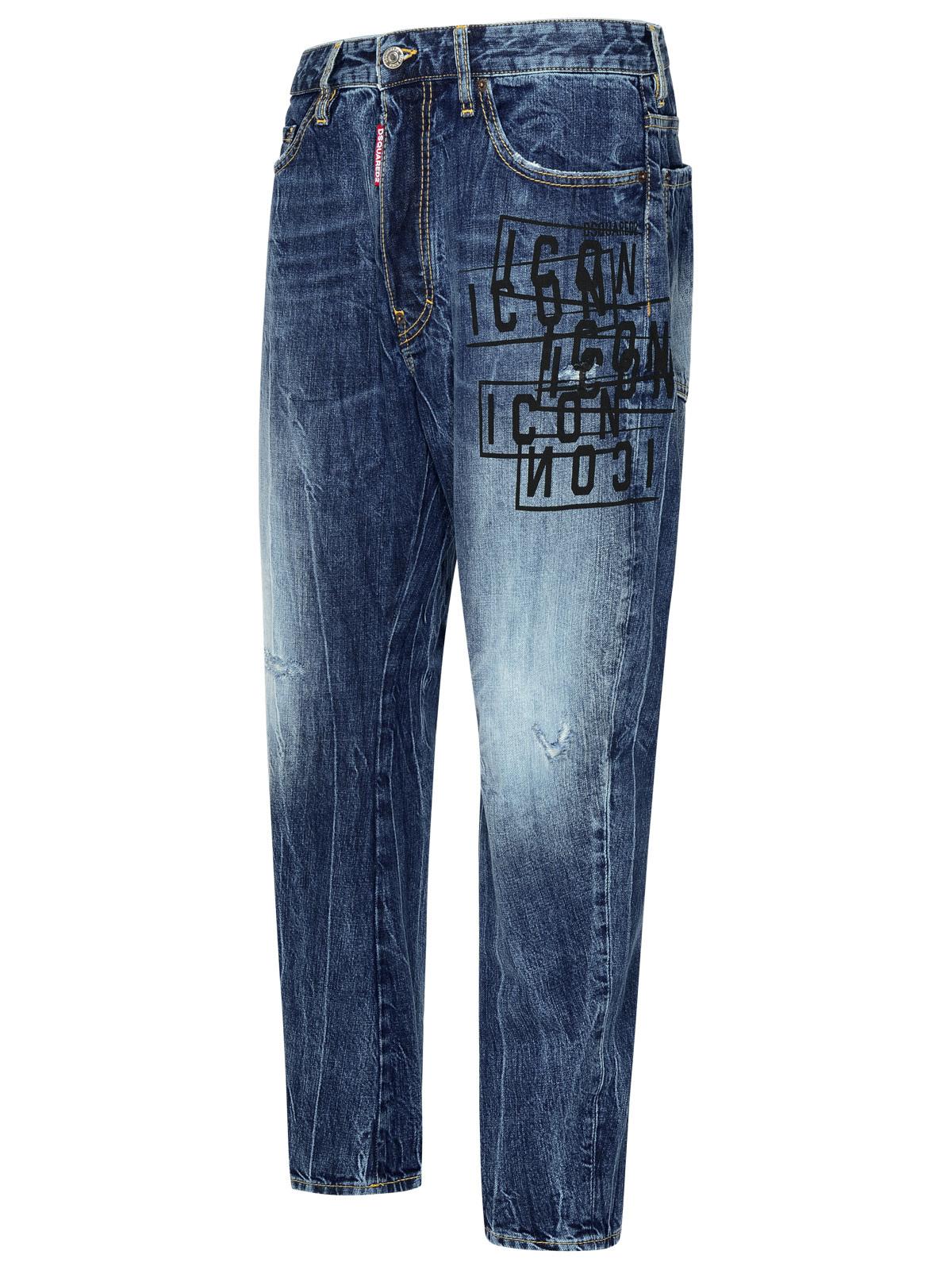 Dsquared2 Blue Cotton Jeans Men by Luosophy