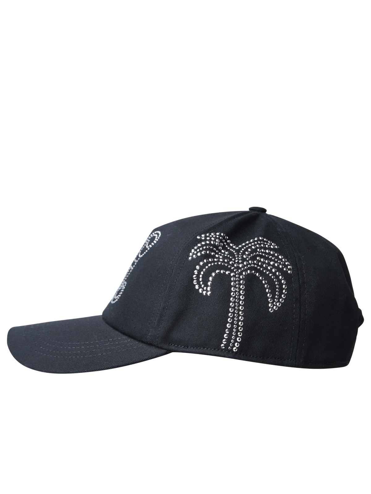 Palm Angels Black Cotton Hat Women by Luosophy