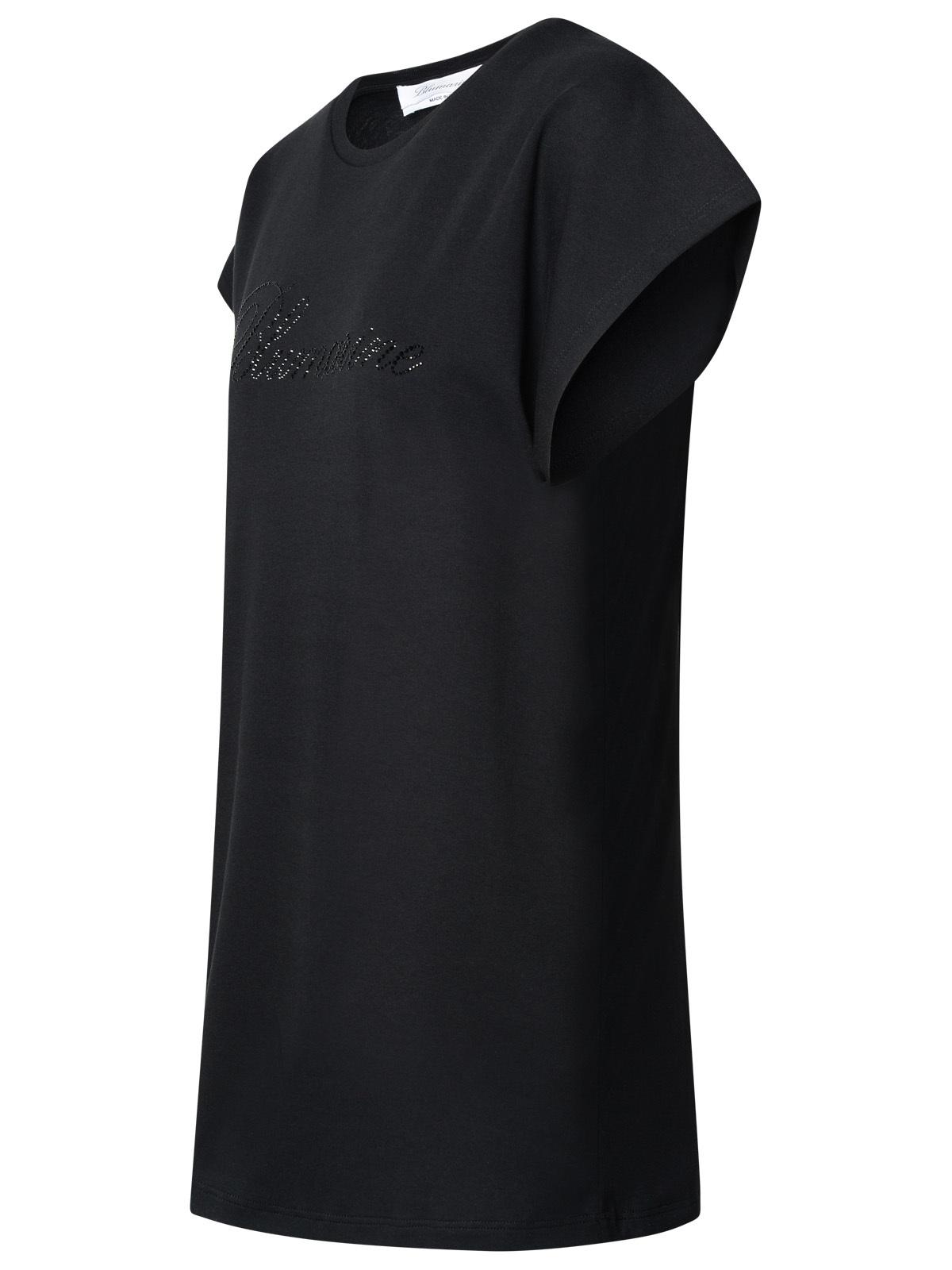 Blumarine Black Cotton T-Shirt Women by Luosophy