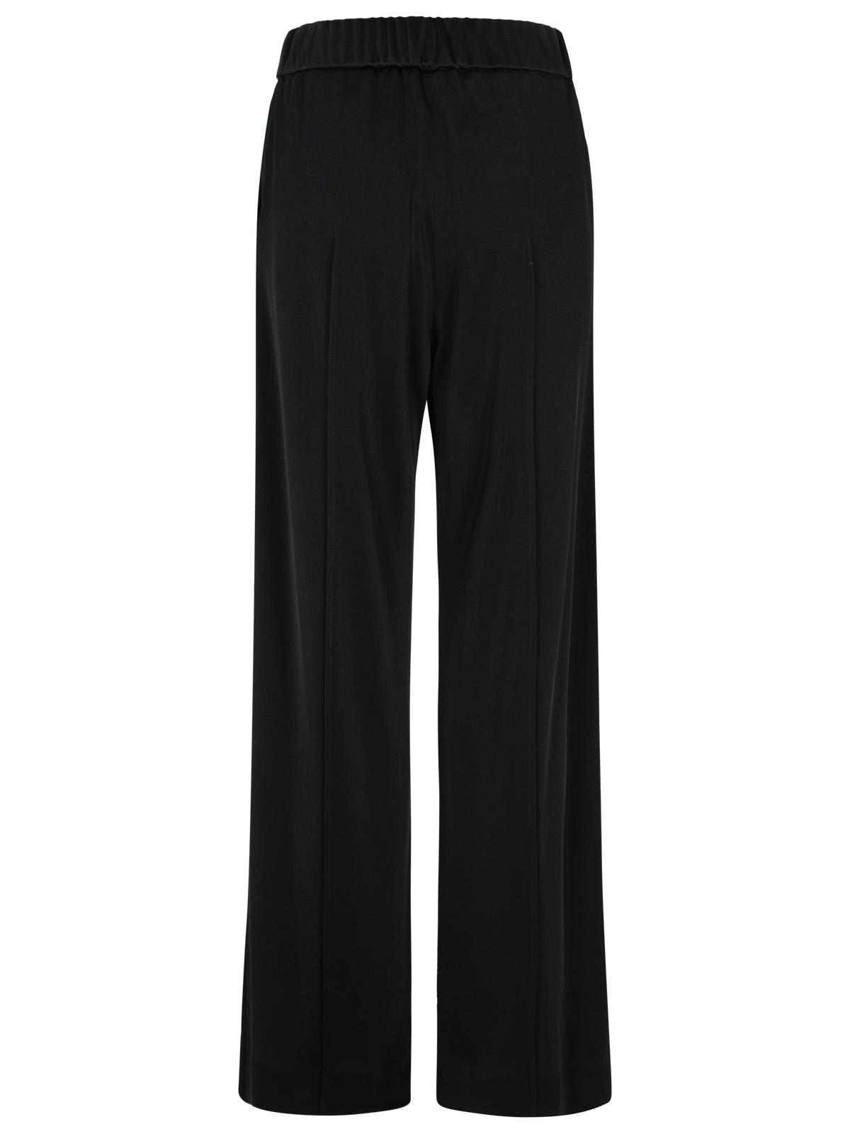 Jil Sander Black Viscose Trousers Women by Luosophy