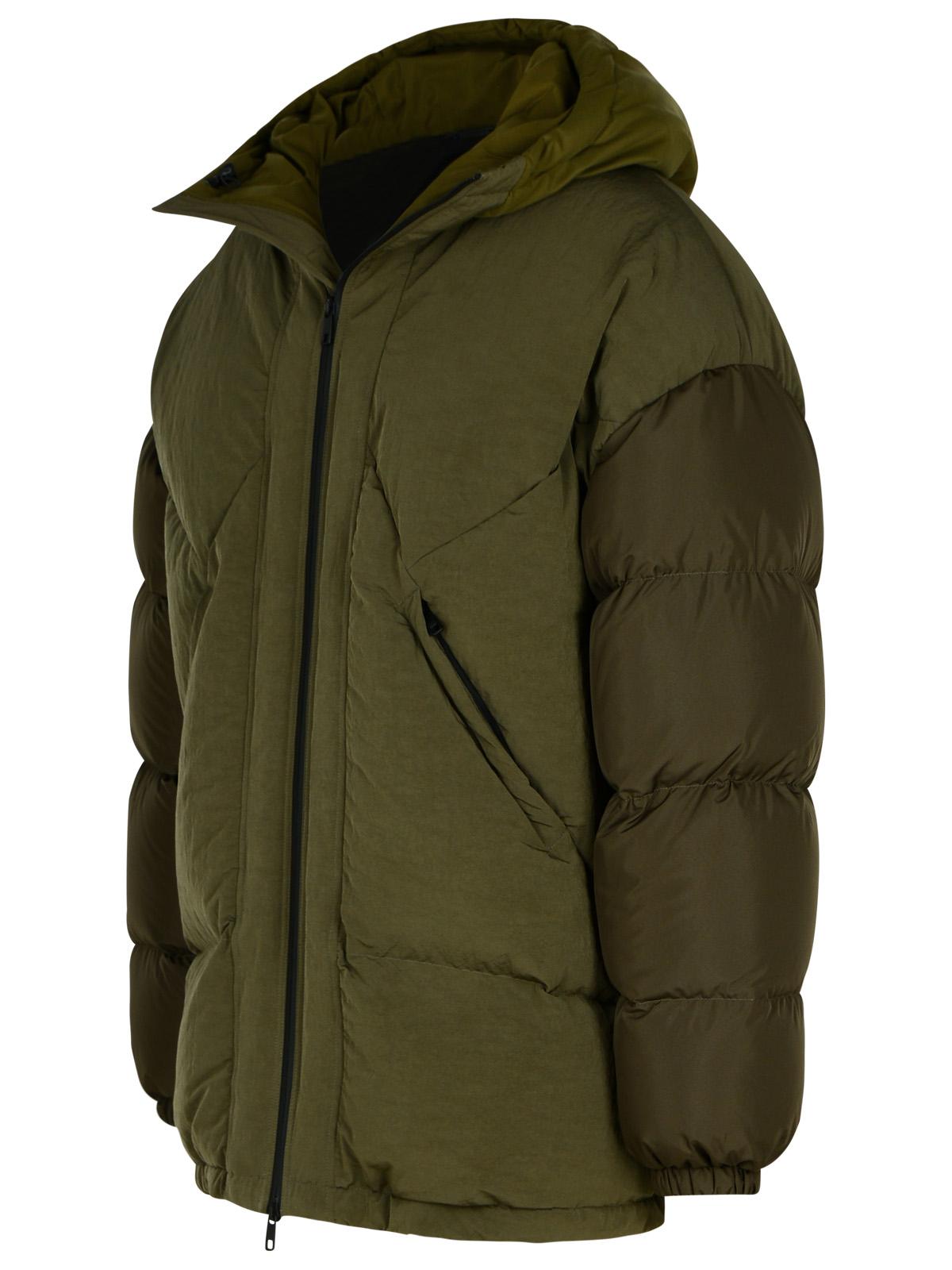 Dolce & Gabbana Green Cotton Blend Down Jacket Men by Luosophy
