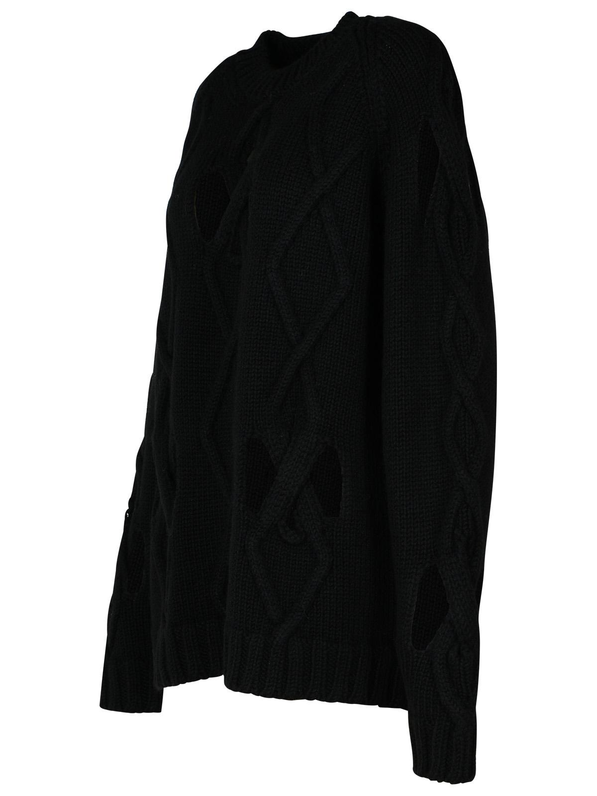 Versace Black Wool Blend Sweater Men by Luosophy