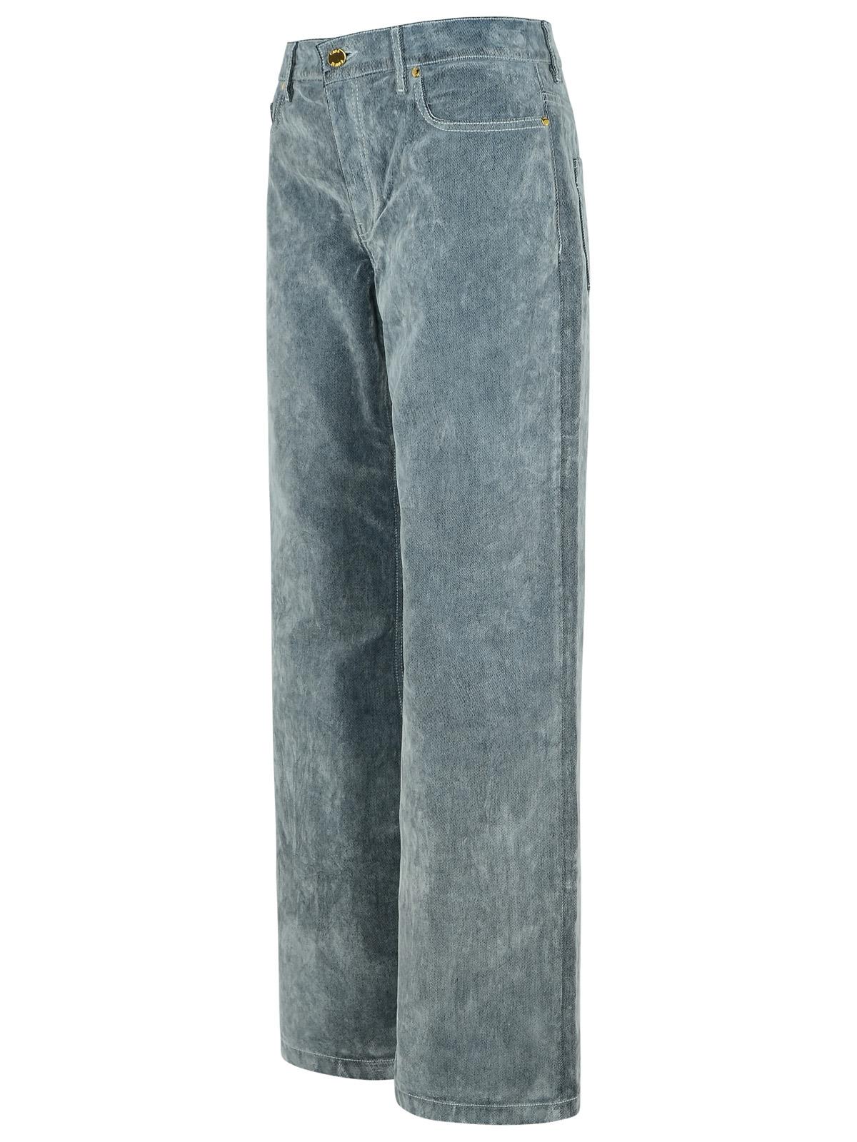 Casablanca Light Blue Cotton Blend Jeans Women by Luosophy