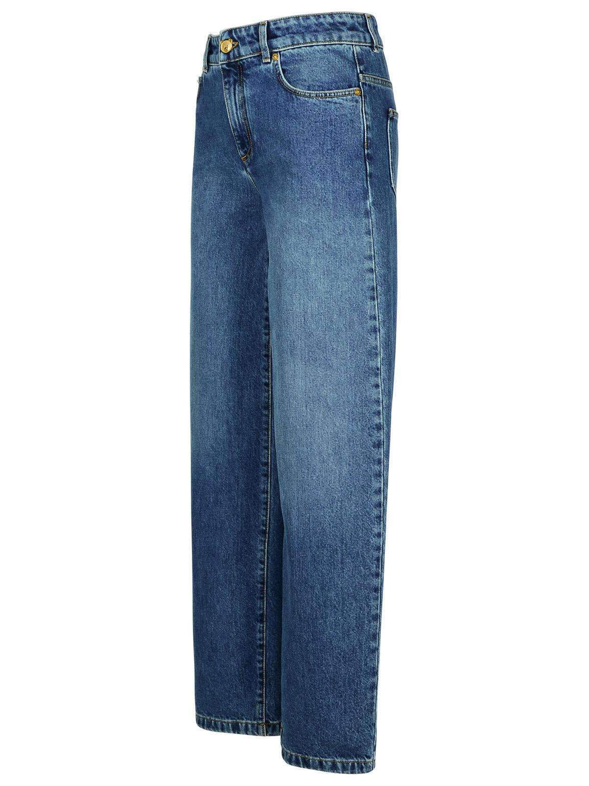 Moschino Blue Cotton Jeans Women by Luosophy