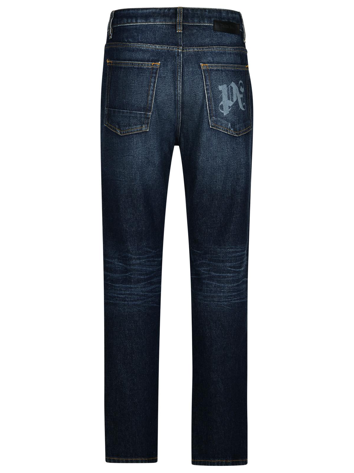 Palm Angels Blue Denim Jeans Men by Luosophy
