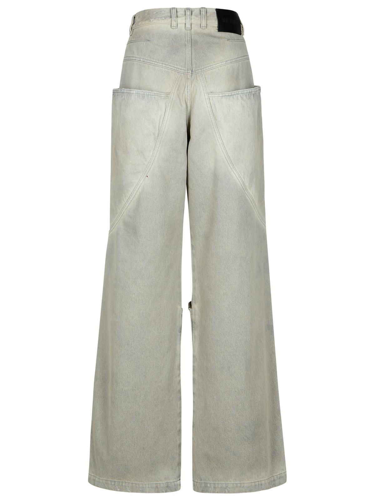 The Attico Gray Cotton Jeans Women by Luosophy