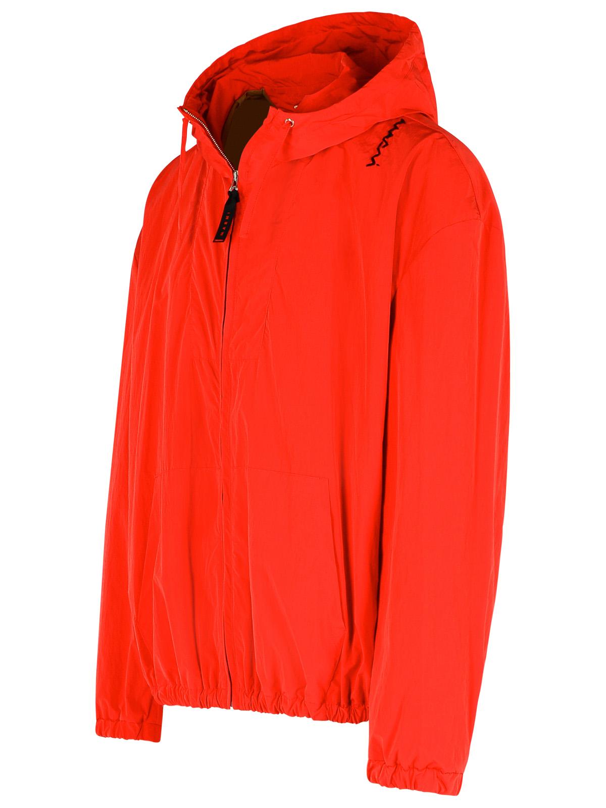 Marni Red Cotton Blend Jacket Men by Luosophy