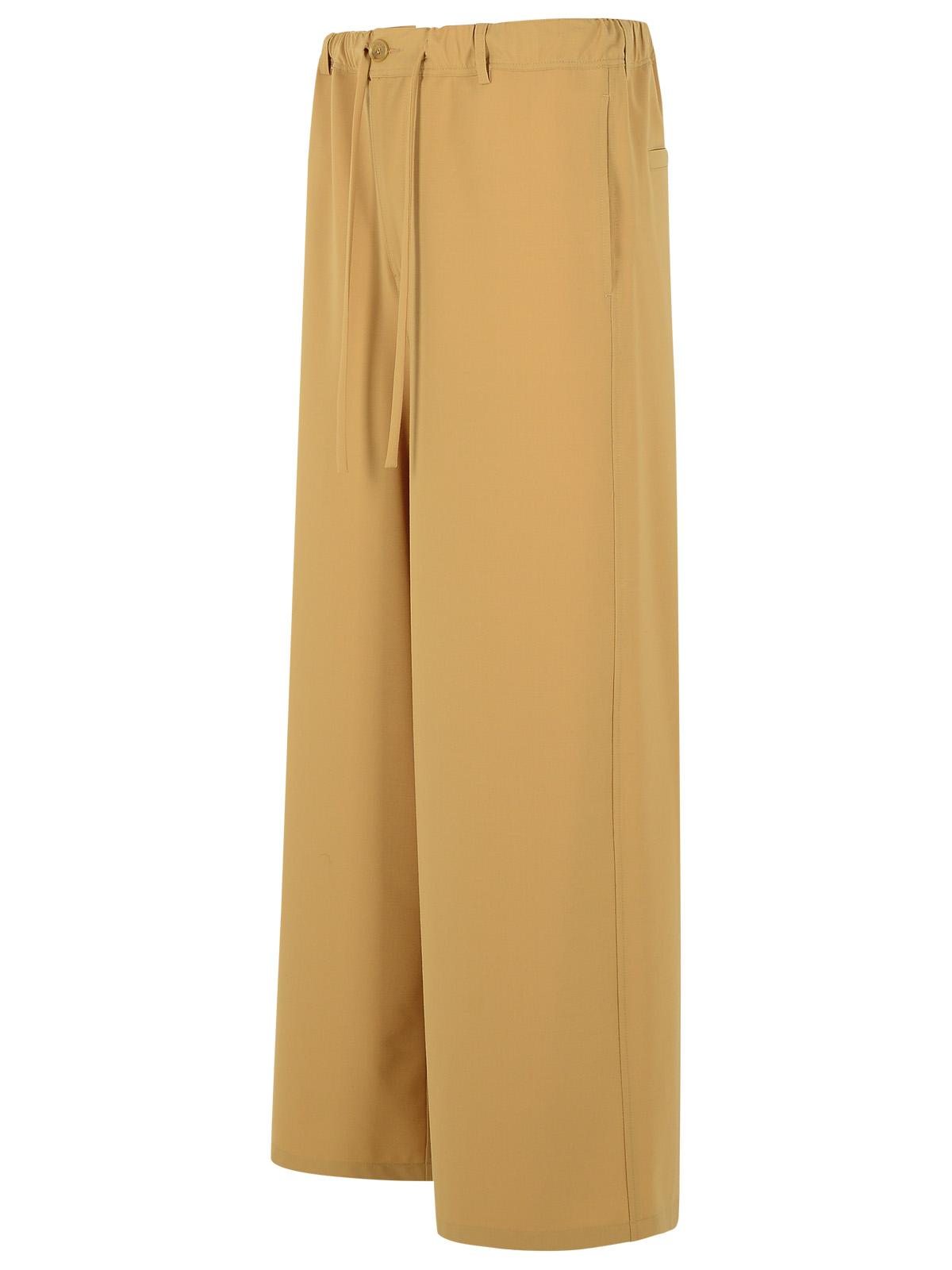 Marni Beige Virgin Wool Blend Trousers Men by Luosophy