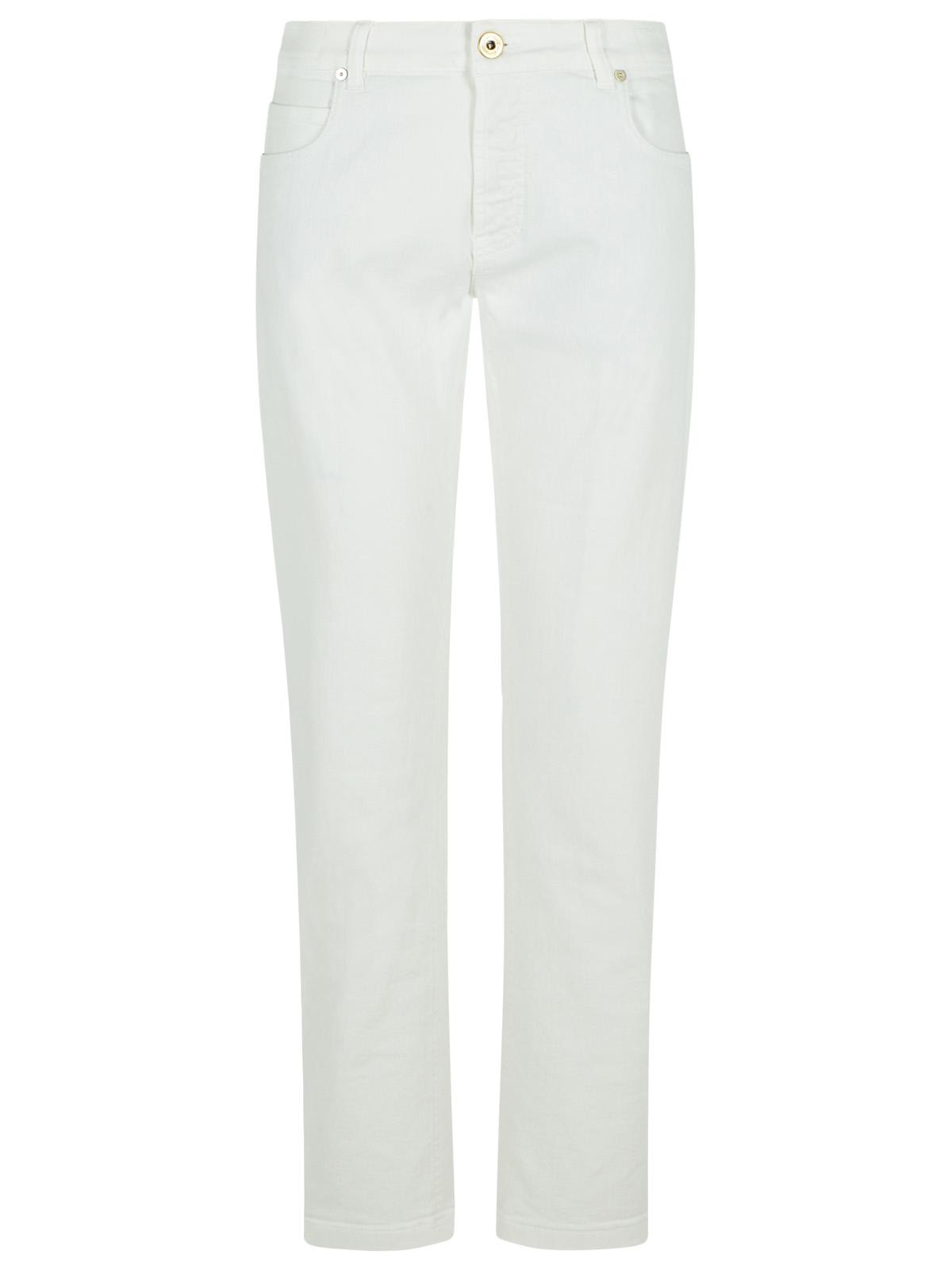 Eleventy White Cotton Pants Men DestGlow