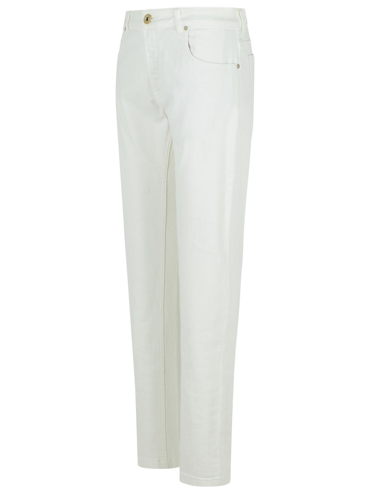 Eleventy White Cotton Pants Men DestGlow