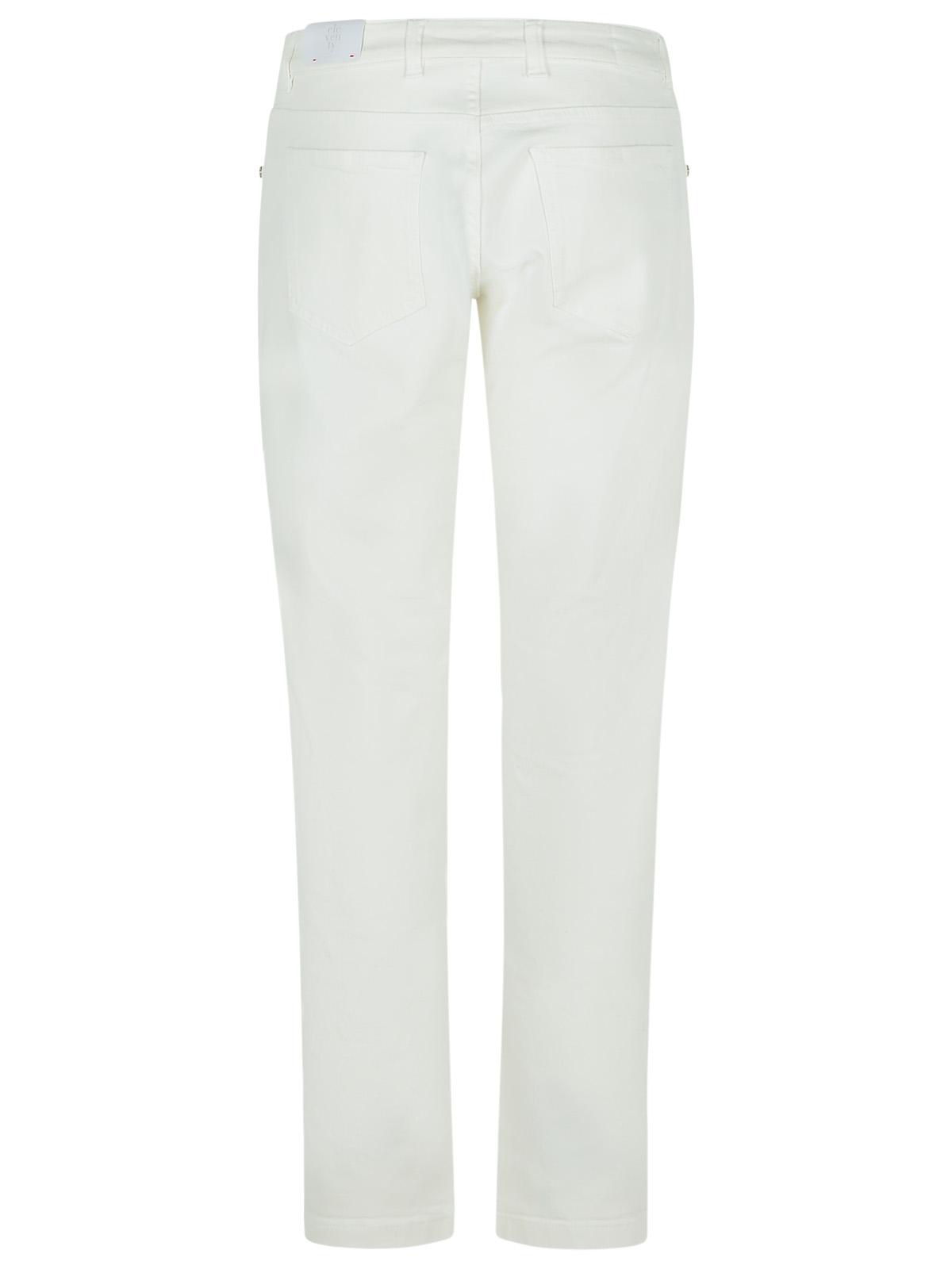 Eleventy White Cotton Pants Men DestGlow